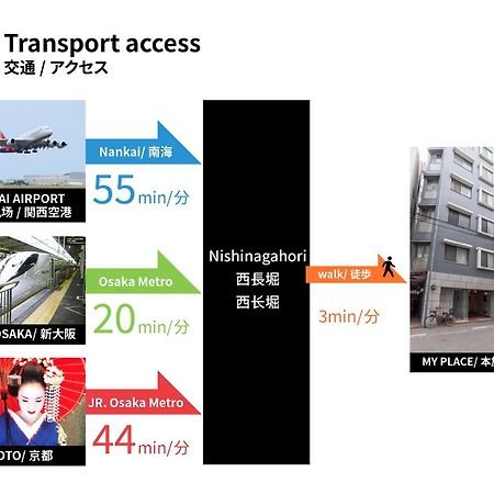 Apartamento Design House Ao Osaka Exterior foto